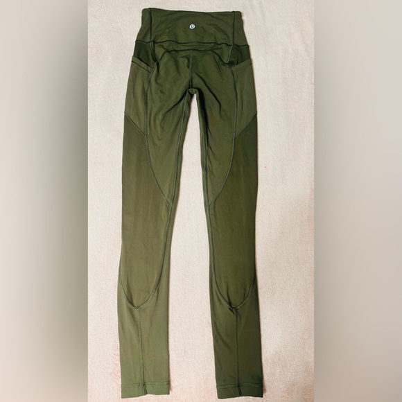 Lululemon All The Right Places II Pants *28" in green color size 2 - Picture 7 of 12